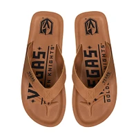 Men's FOCO Vegas Golden Knights Color Pop Flip-Flop Sandals