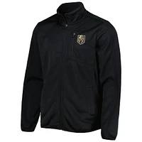 Men's G-III Sports by Carl Banks Black Vegas Golden Knights Closer Transitional Full-Zip Jacket