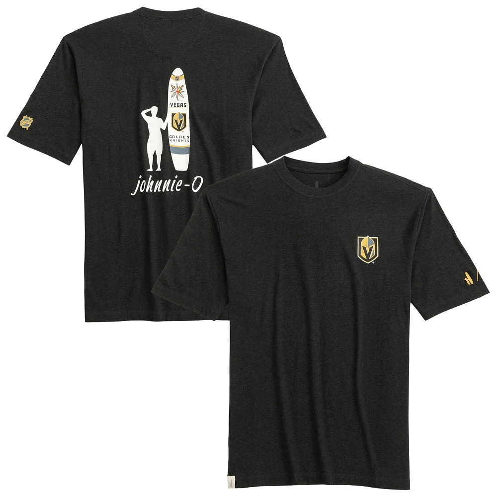 T-shirt Spencer chiné Vegas Golden Knights anthracite pour homme de Johnnie-O