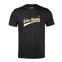 Men's Levelwear Black Vegas Golden Knights Richmond Retro Team 2.0 T-Shirt