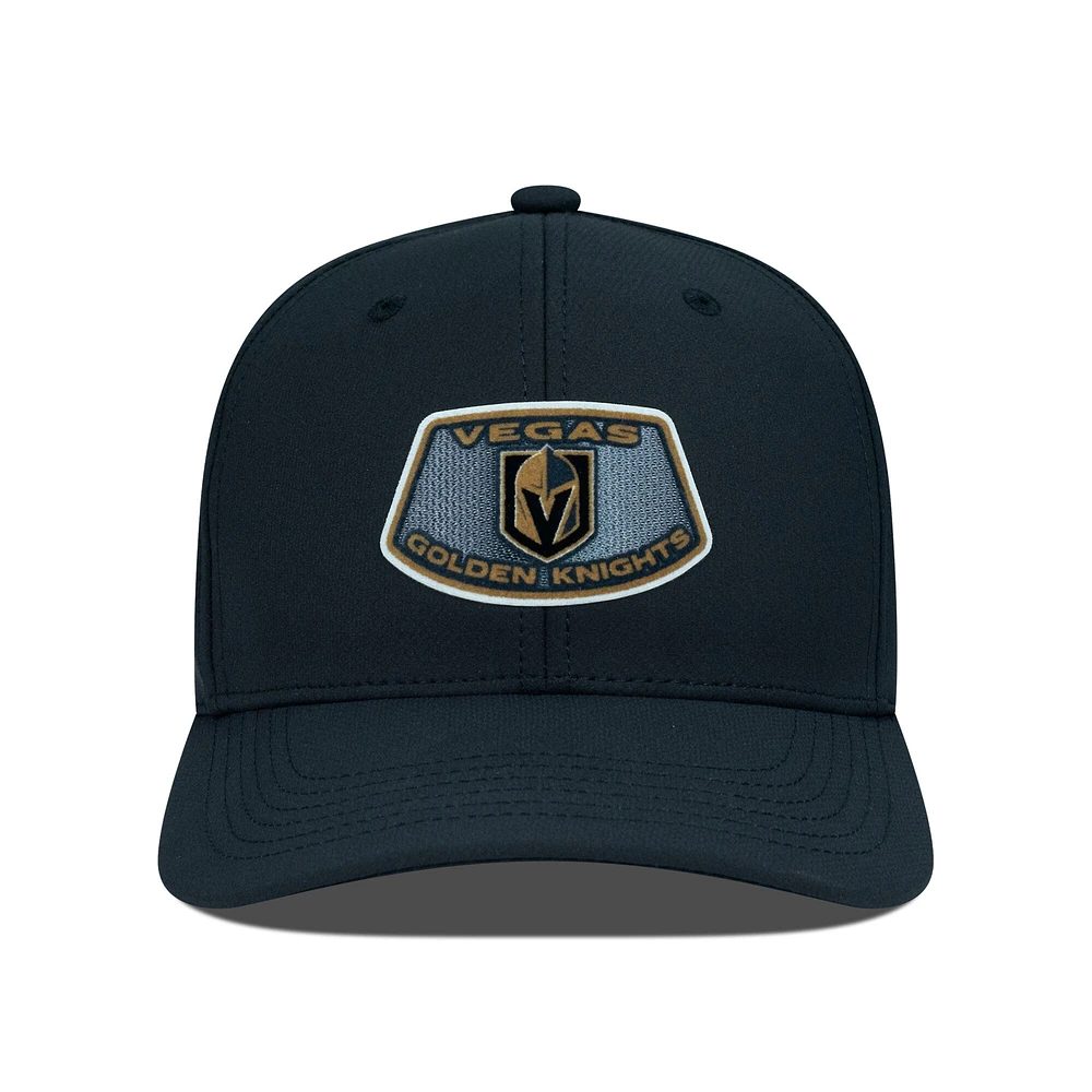 Men's Levelwear Black Vegas Golden Knights Rise Skylight Flex Hat