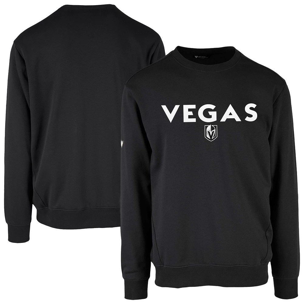 Men's Levelwear  Black Vegas Golden Knights Zane City Capsule Pullover Sweatshirt