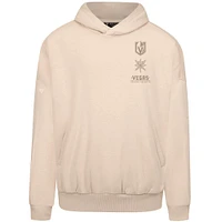 Men's Levelwear Cream Vegas Golden Knights Contact Stamp Pullover Hoodie