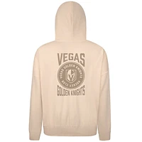 Sweat à capuche imprimé Vegas Golden Knights Contact Stamp pour homme de Levelwear Cream