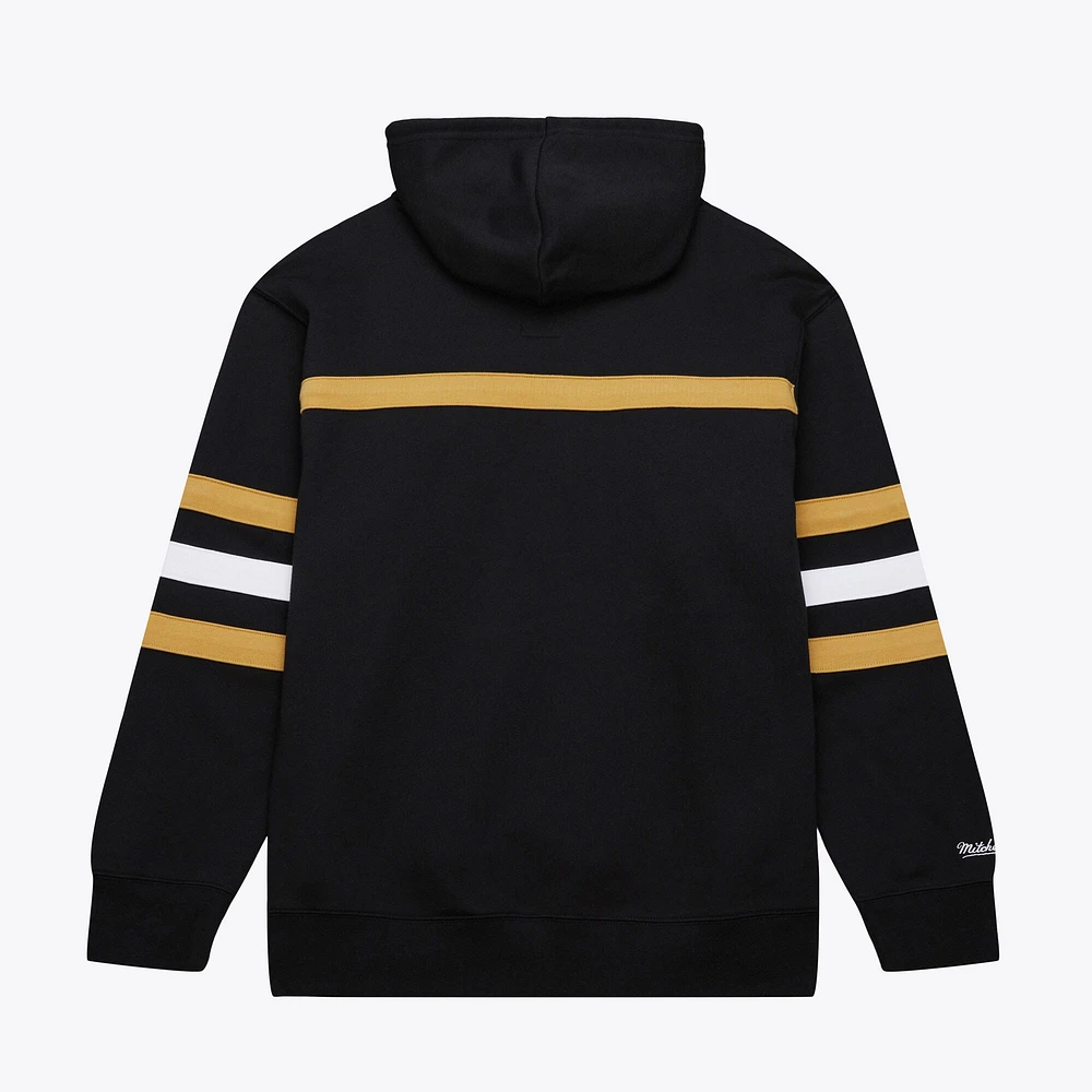 Men's Mitchell & Ness Black Vegas Golden Knights Head Coach Slogan Pullover Hoodie