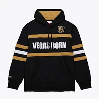 Sweat à capuche noir pour homme avec slogan de l'entraîneur-chef des Vegas Golden Knights Mitchell & Ness