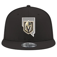 Men's New Era Black Vegas Golden Knights State Pride 9FIFTY Snapback Hat