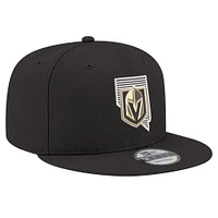 Men's New Era Black Vegas Golden Knights State Pride 9FIFTY Snapback Hat