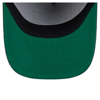 Men's New Era  Charcoal Vegas Golden Knights Throwback Washed A-Frame Pre-Curved 9FIFTY Snapback Hat