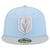 Casquette ajustée bicolore 59FIFTY Vegas Golden Knights bleu clair/gris New Era pour homme