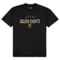 Ensemble de salon pour homme Vegas Golden Knights noir/gris chiné grand et t-shirt pantalon