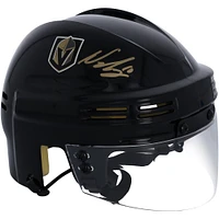 Casque mini noir autographié par Nicolas Roy Vegas Golden Knights