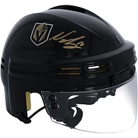 Casque mini noir autographié par Nicolas Roy Vegas Golden Knights