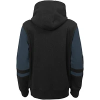 Sweat à capuche zippé intégral pour préscolaire Black Vegas Golden Knights Face Off