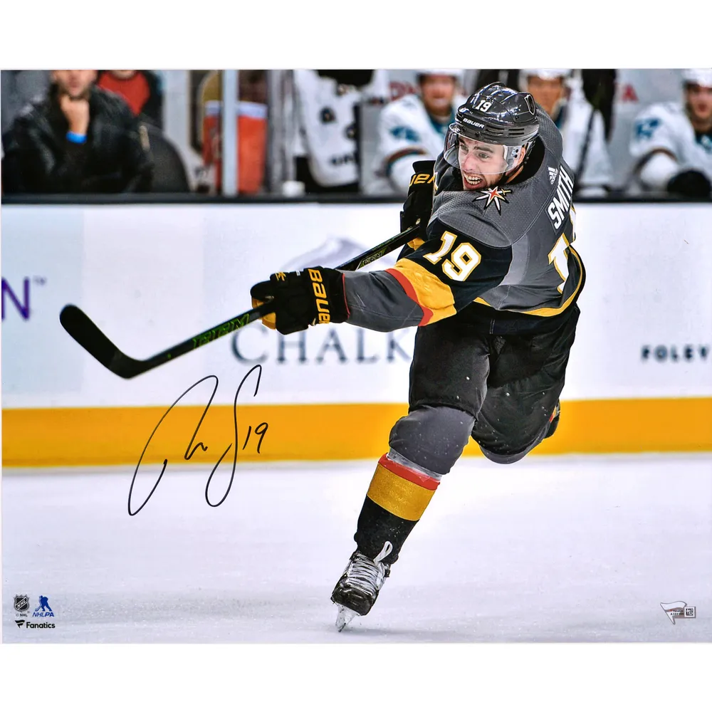 Fanatics Authentic Reilly Smith Vegas Golden Knights Autographed Black  Adidas Jersey