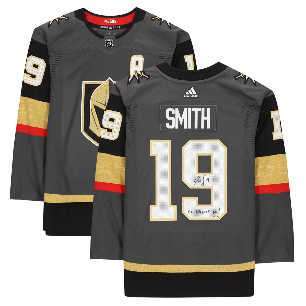 Lids Reilly Smith Vegas Golden Knights Fanatics Authentic Deluxe Framed  Autographed Black Adidas Authentic Jersey