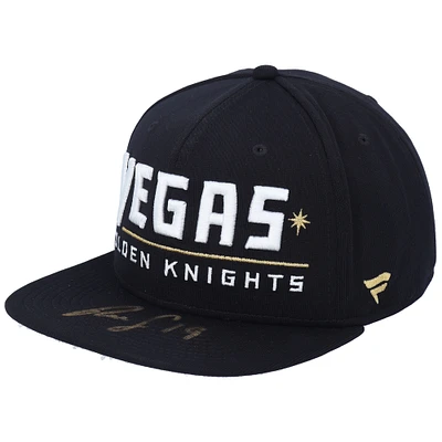 Casquette Snapback autographiée Reilly Smith Vegas Golden Knights - Édition limitée à 19 exemplaires