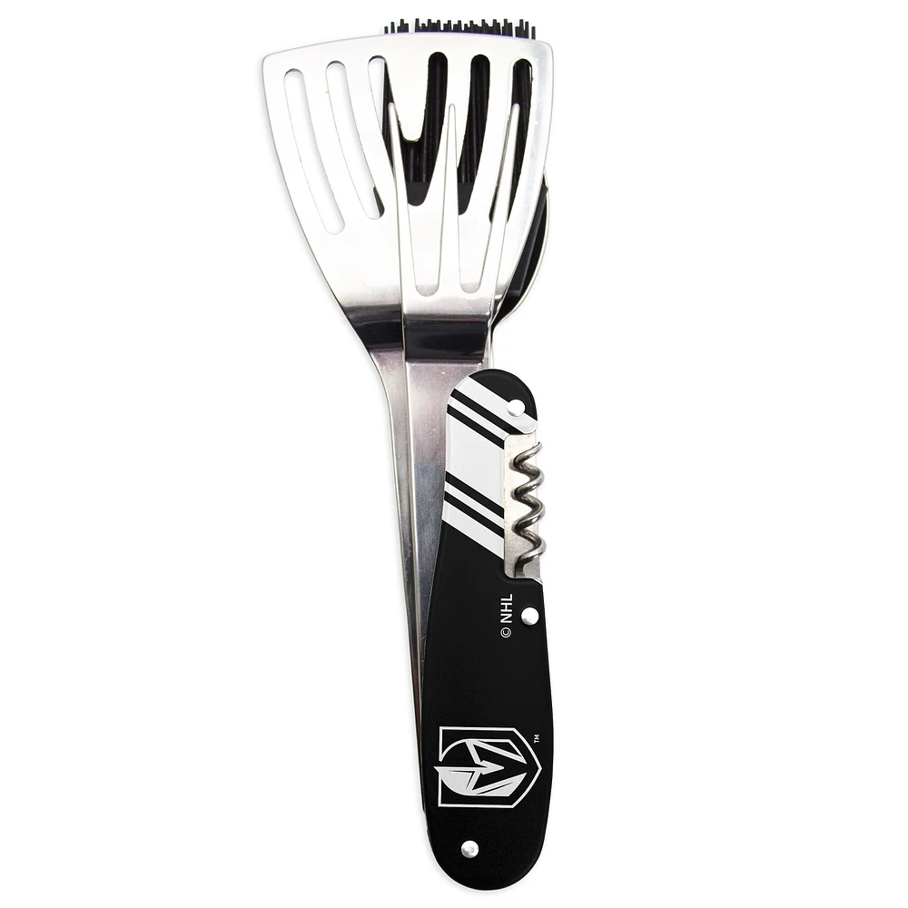 The Sports Vault Vegas Golden Knights - Outil multifonction pour barbecue