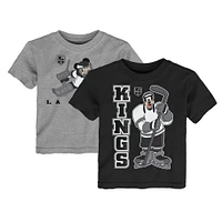 Toddler Black/Heather Gray Vegas Golden Knights Two-Pack Disney Offense Only T-Shirt Set