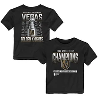 Toddler  Black Vegas Golden Knights 2023 Stanley Cup Champions Signature Roster T-Shirt