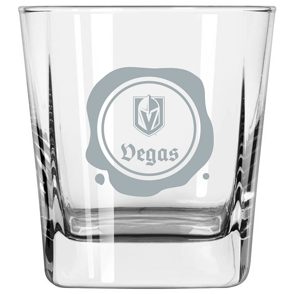 Chevaliers d'or de Vegas 14oz. Verre à l'ancienne avec tampon de givre