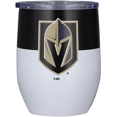 Chevaliers d'or de Vegas 16 oz. Gobelet incurvé en acier inoxydable Colorblock