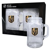 Vegas Golden Knights 2-Pack 16oz. Mason Mug Set