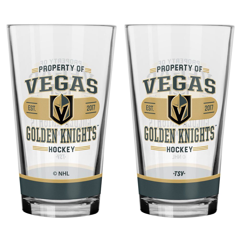 Vegas Golden Knights 2-Piece Mixing Glass Set