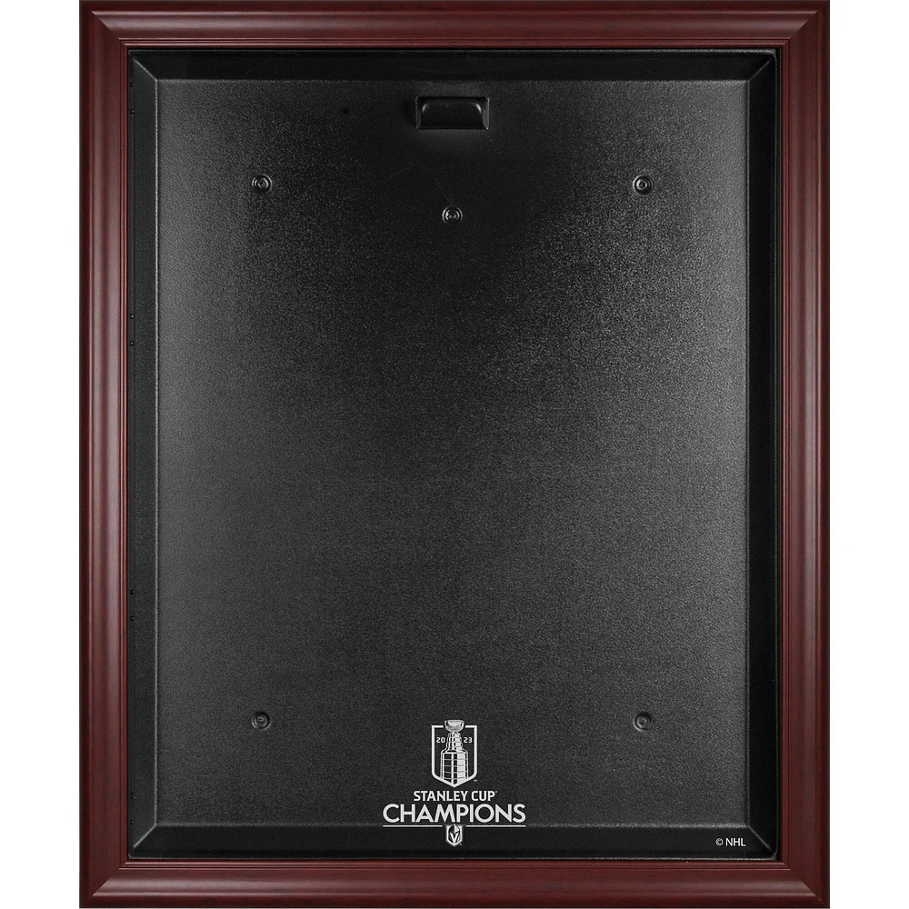 Vegas Golden Knights 2023 Stanley Cup Champions Mahogany Framed Jersey Display Case