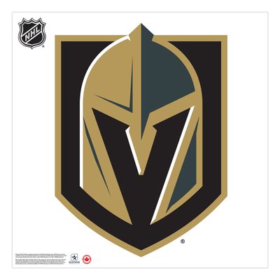 Vegas Golden Knights 36'' x 36'' Logo Repositionable Wall - Decal