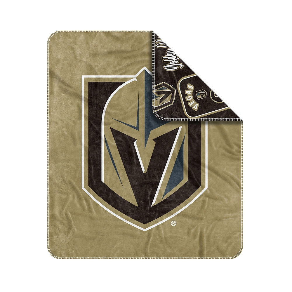 Vegas Golden Knights 50” x 60” Dream Weave Throw Blanket