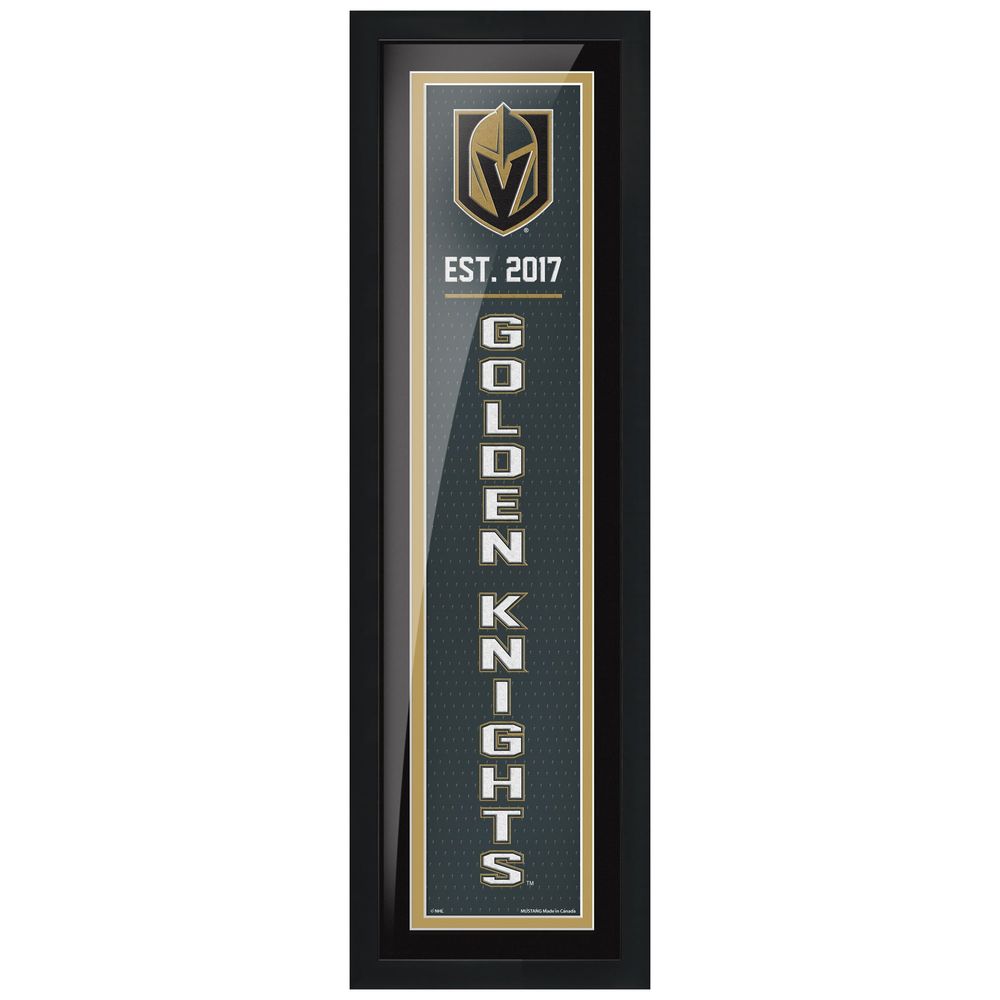 Vegas Golden Knights 6'' x 22'' Team Established Framed - Artwork