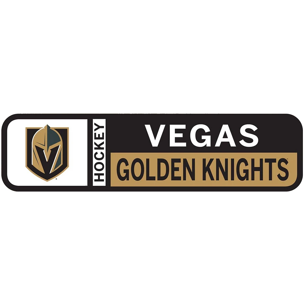 Vegas Golden Knights - 90'' x 23'' Sticker mural repositionnable avec logo d'équipe