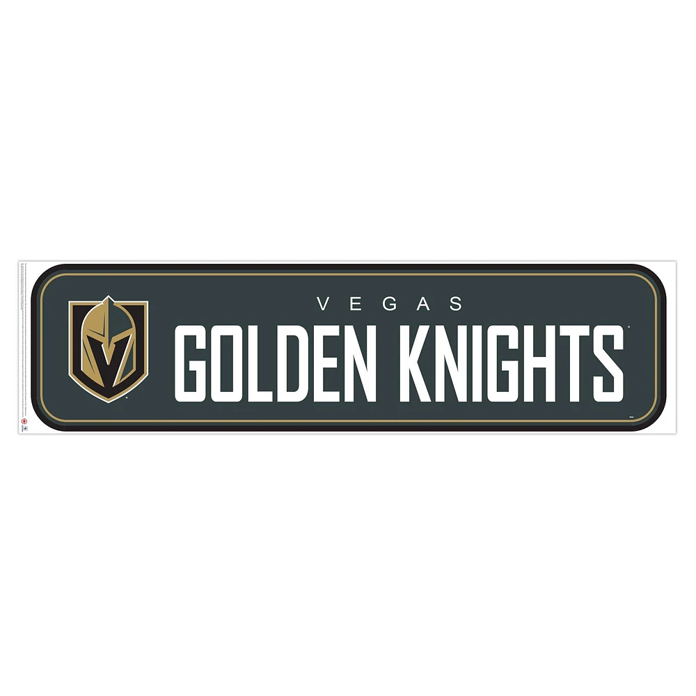 Vegas Golden Knights - 90'' x 23'' Team Repositional Long Design Wall Decal