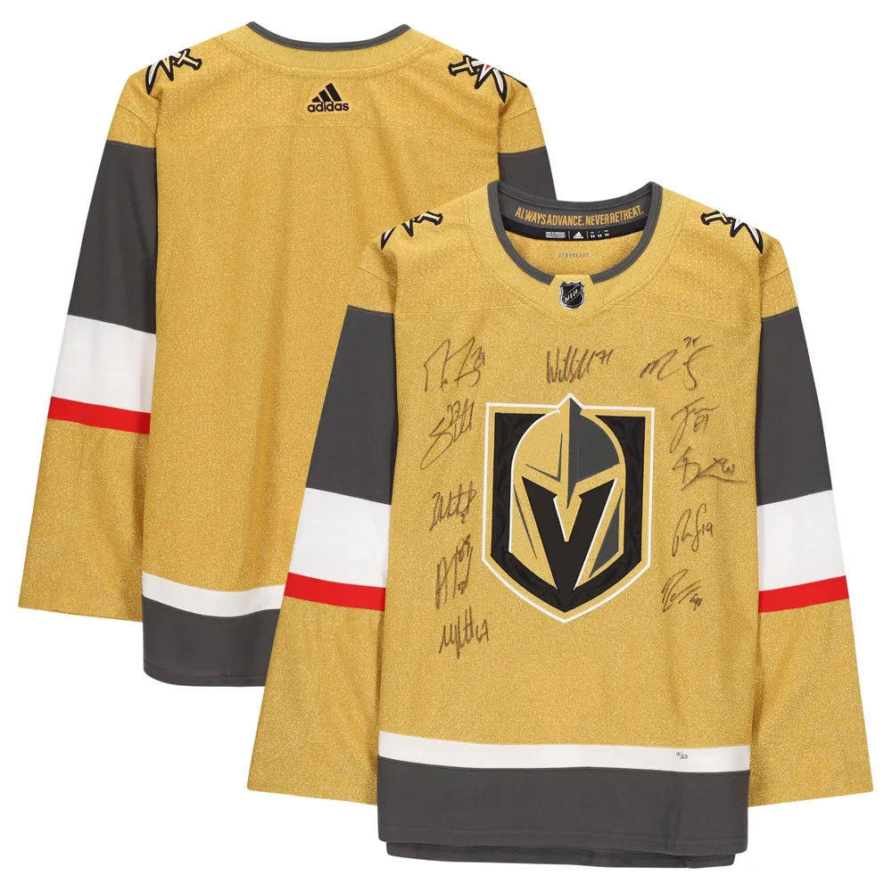 Lids Vegas Golden Knights Fanatics Authentic Autographed Gold Alternate  Adidas Authentic Jersey with Multiple Signatures - Limited Edition of 20