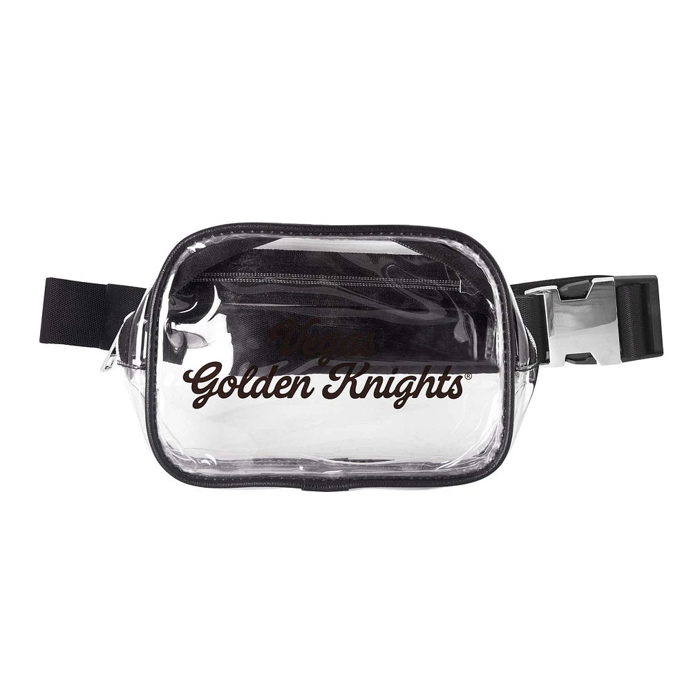 Vegas Golden Knights Clear Belt Bag