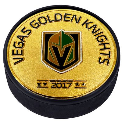 Vegas Golden Knights - Established Medallion Hockey Puck