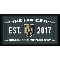 Vegas Golden Knights Framed 10" x 20" Fan Cave Collage