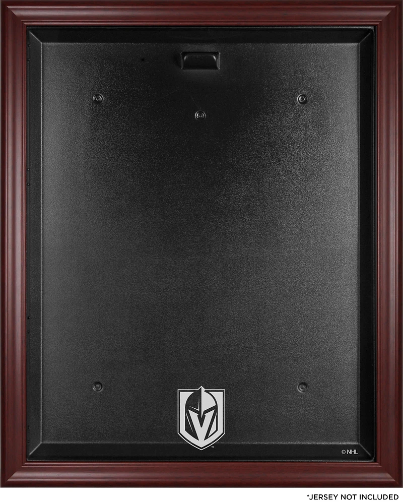 Vegas Golden Knights Mahogany Framed Logo Jersey Display Case