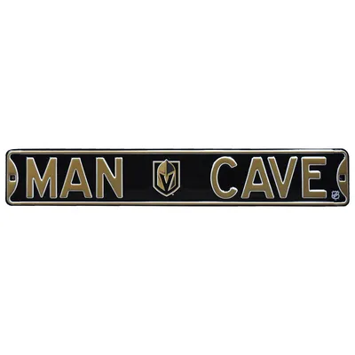 Vegas Golden Knights Man Cave Steel Street Sign
