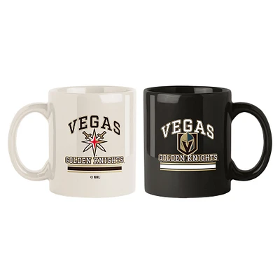 Lot de deux tasses colorées Vegas Golden Knights de 15 oz