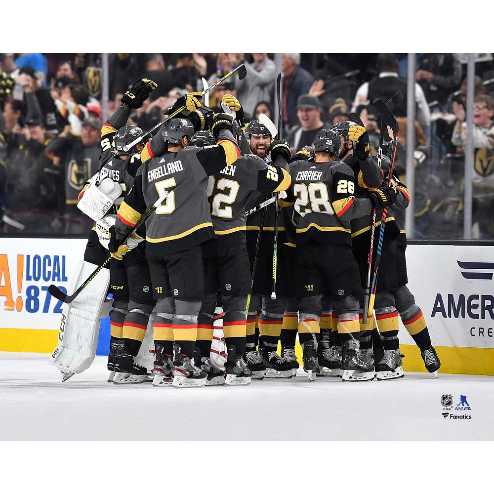Photo de célébration l'équipe non signée des Golden Knights Vegas 2019-20