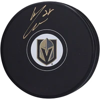 Rondelle de hockey autographiée par William Carrier des Golden Knights de Vegas