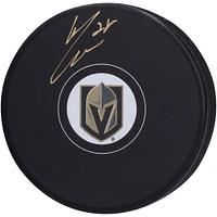 Rondelle de hockey autographiée par William Carrier des Golden Knights de Vegas