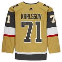 William Karlsson Gold Vegas Golden Knights Autographed Alternate adidas Authentic Jersey with "Wild Bill" Inscription