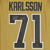 William Karlsson Gold Vegas Golden Knights Autographed Alternate adidas Authentic Jersey with "Wild Bill" Inscription