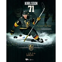 William Karlsson Vegas Golden Knights Autographed 16" x 20" First Hat Trick Photograph - Limited Edition #71/71