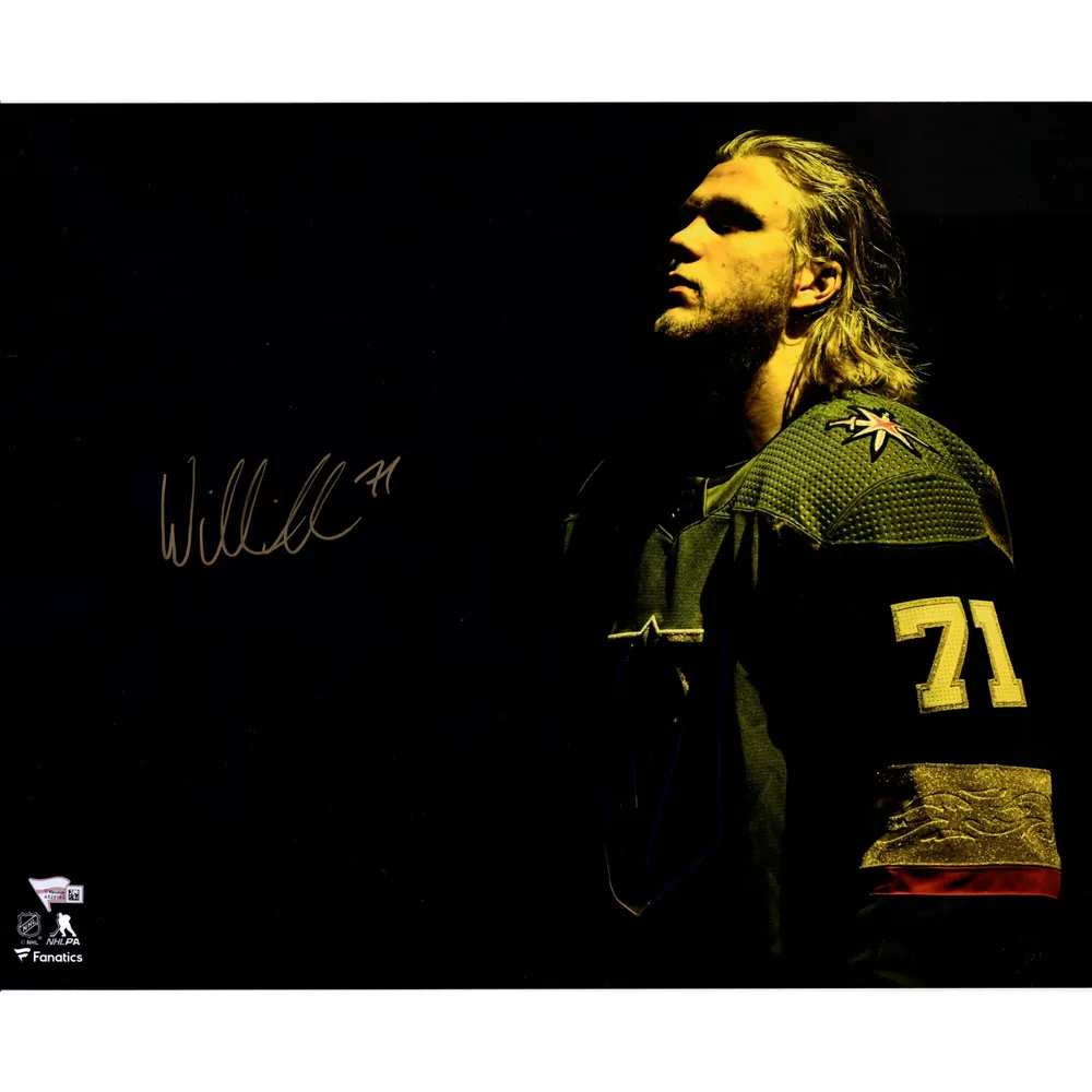 William Karlsson Vegas Golden Knights Autographed 16 x 20 Black Jersey  Shooting Photograph