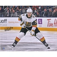 William Karlsson Vegas Golden Knights Autographed 16" x 20" White Jersey Skating Photograph