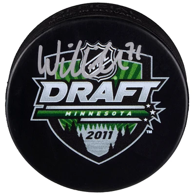 William Karlsson Vegas Golden Knights Autographed 2011 NHL Draft Hockey Puck